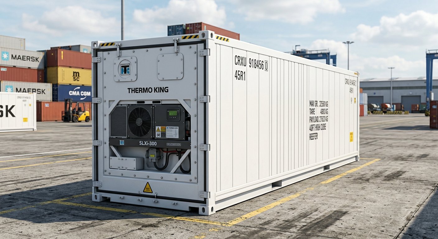 Contenedor reefer refrigerado